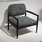 Fauteuil lounge en tweed urbain
