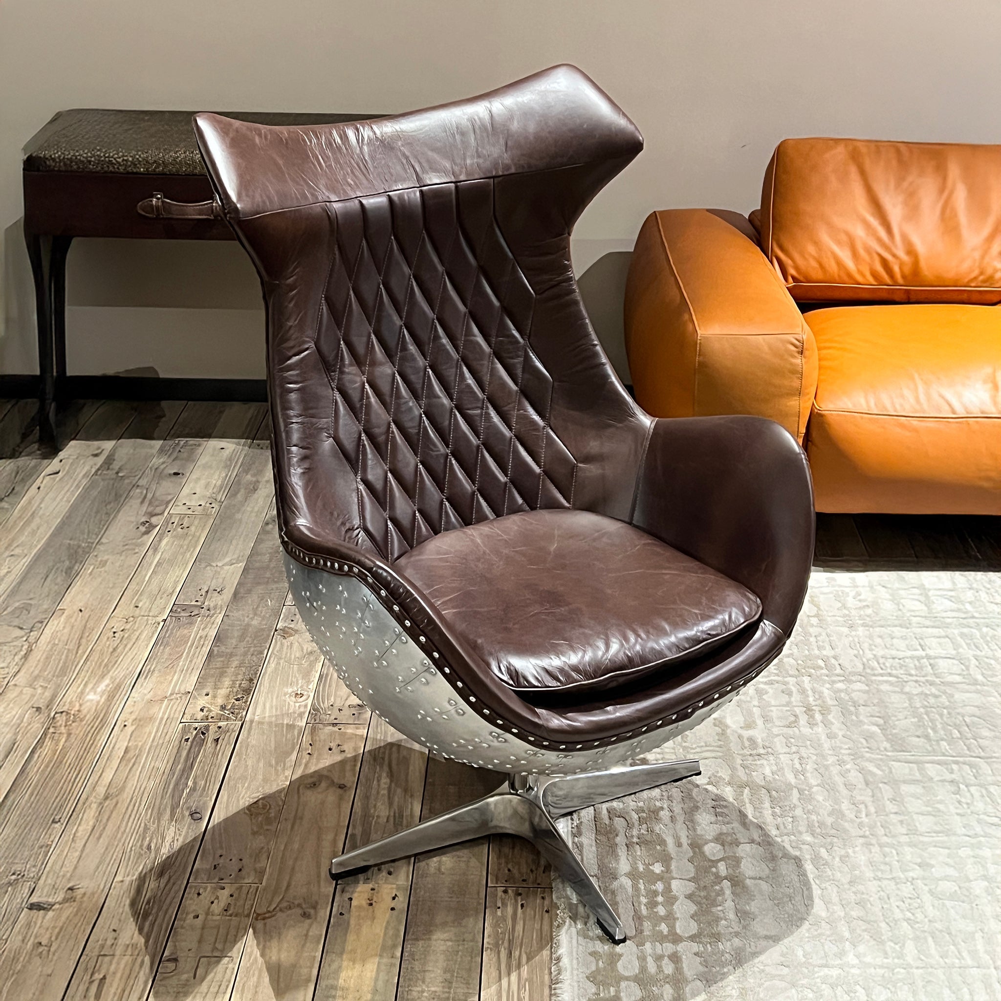 Fauteuil en cuir Stratos