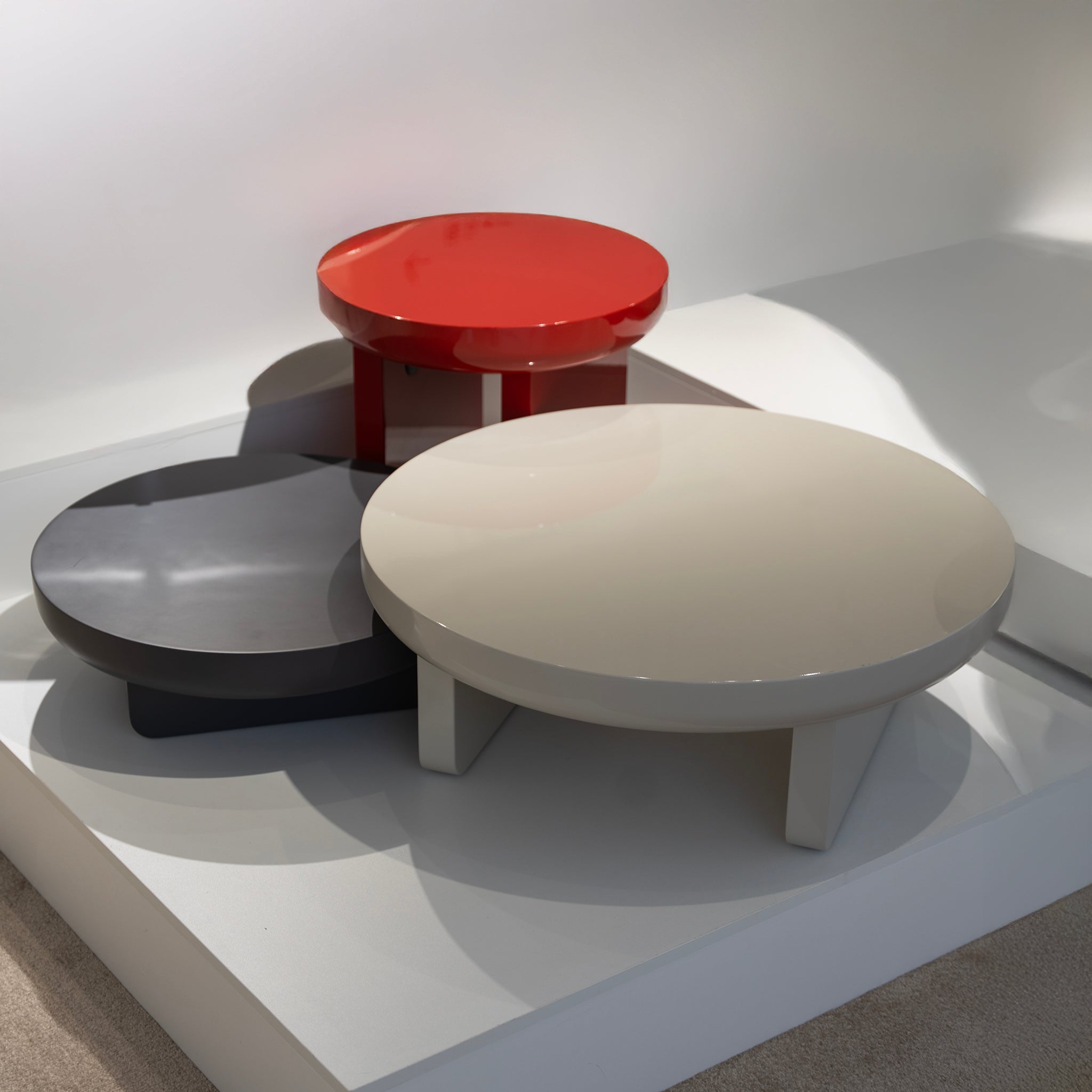 Trio de tables basses Elemental