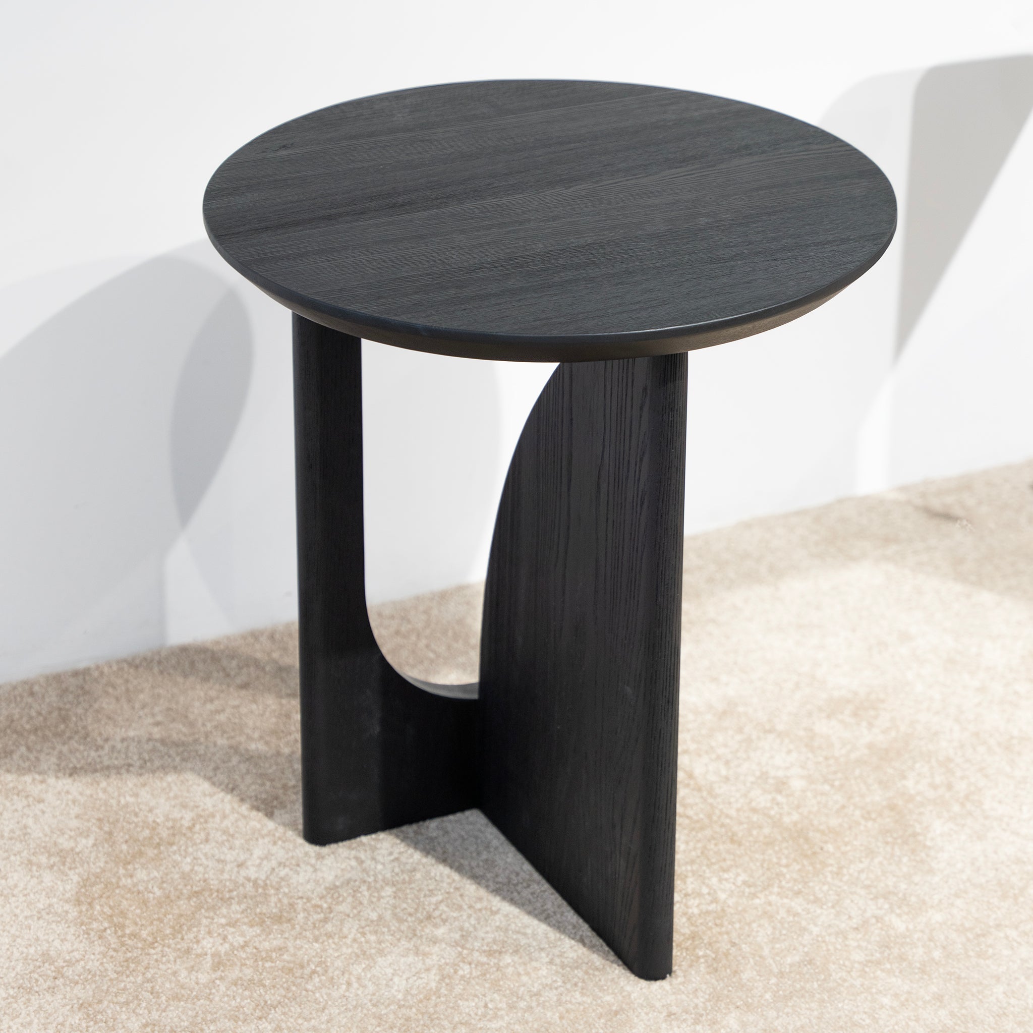 Table d'appoint Sculpted Noir