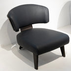 Fauteuil en cuir Crescent