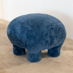 Azure Cloud Ottoman