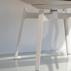 Chaise de salle à manger pivotante rembourrée