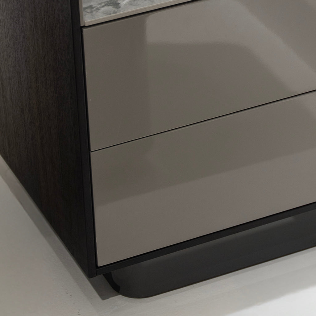 Table de chevet en marbre raffiné