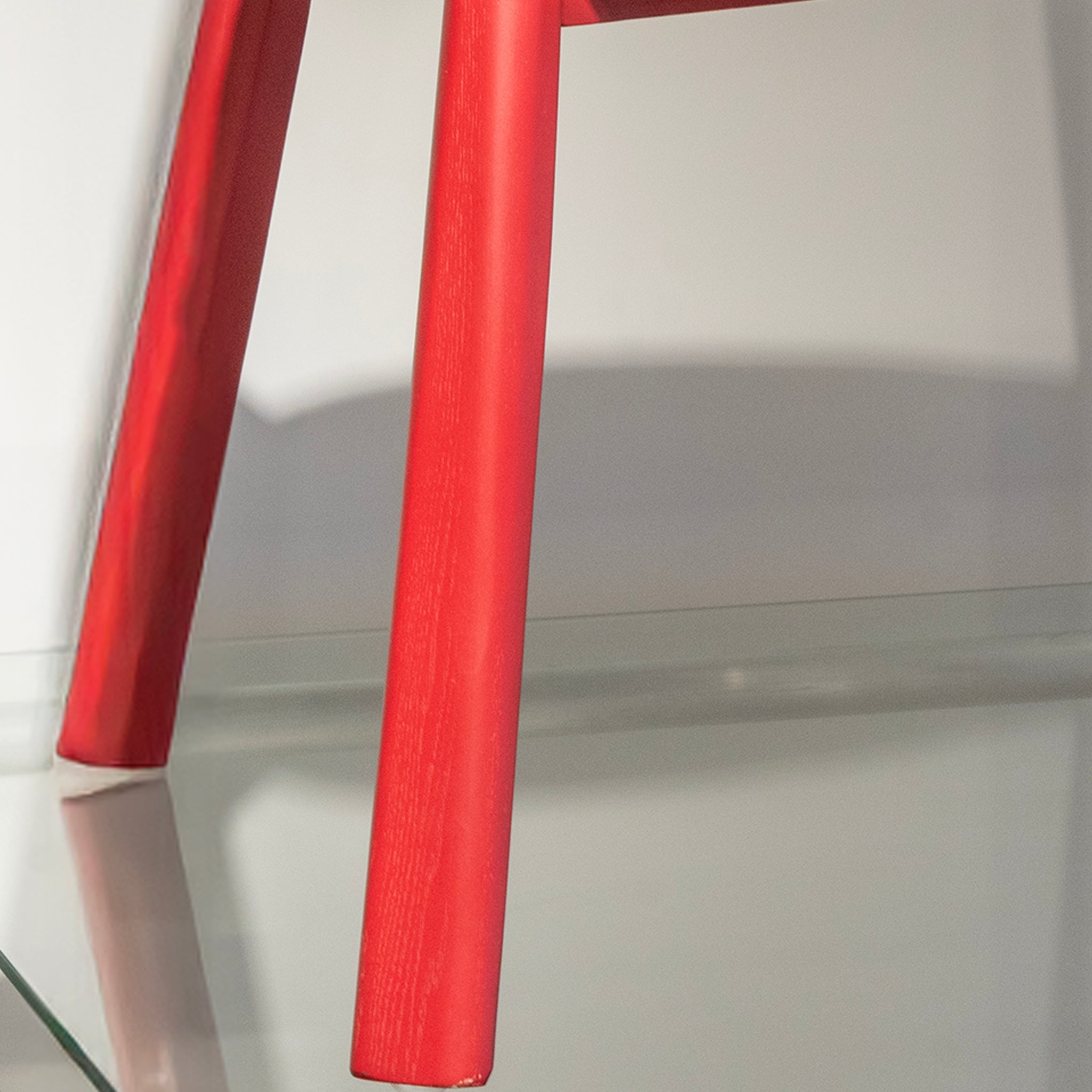 Fauteuil d'appoint rouge vif