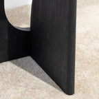 Table d'appoint Sculpted Noir