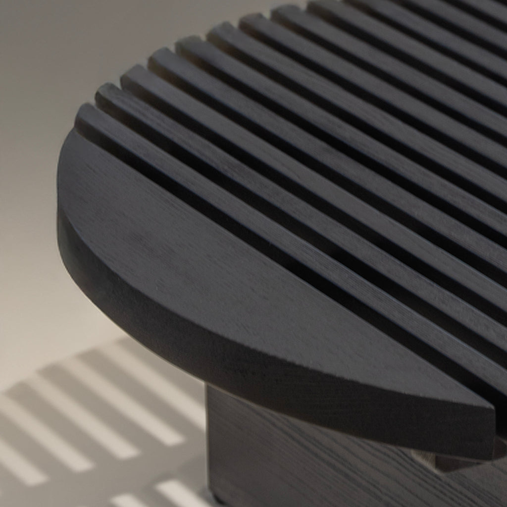 Table basse à lattes Rivulet