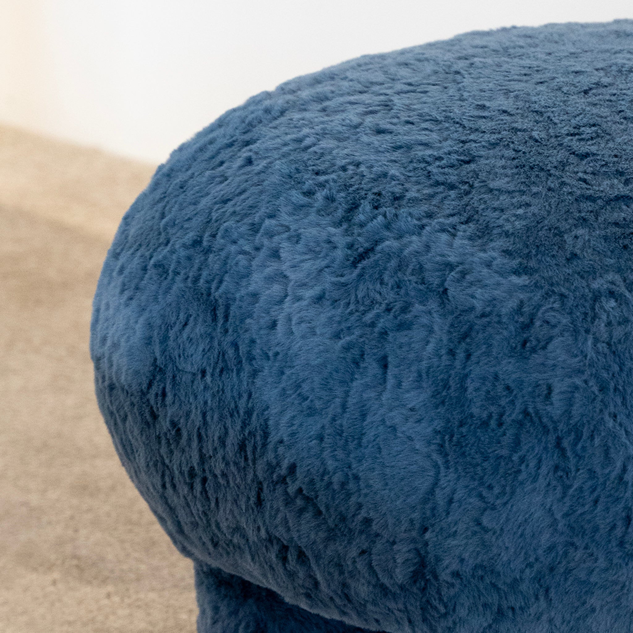 Azure Cloud Ottoman