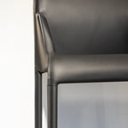 Chaise de salle à manger en cuir Contour