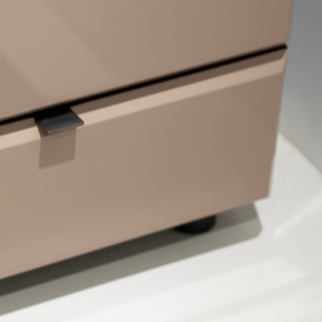 Table de chevet moderne bicolore