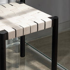 Chaise de salle à manger à sangles tissées