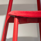 Fauteuil d'appoint rouge vif