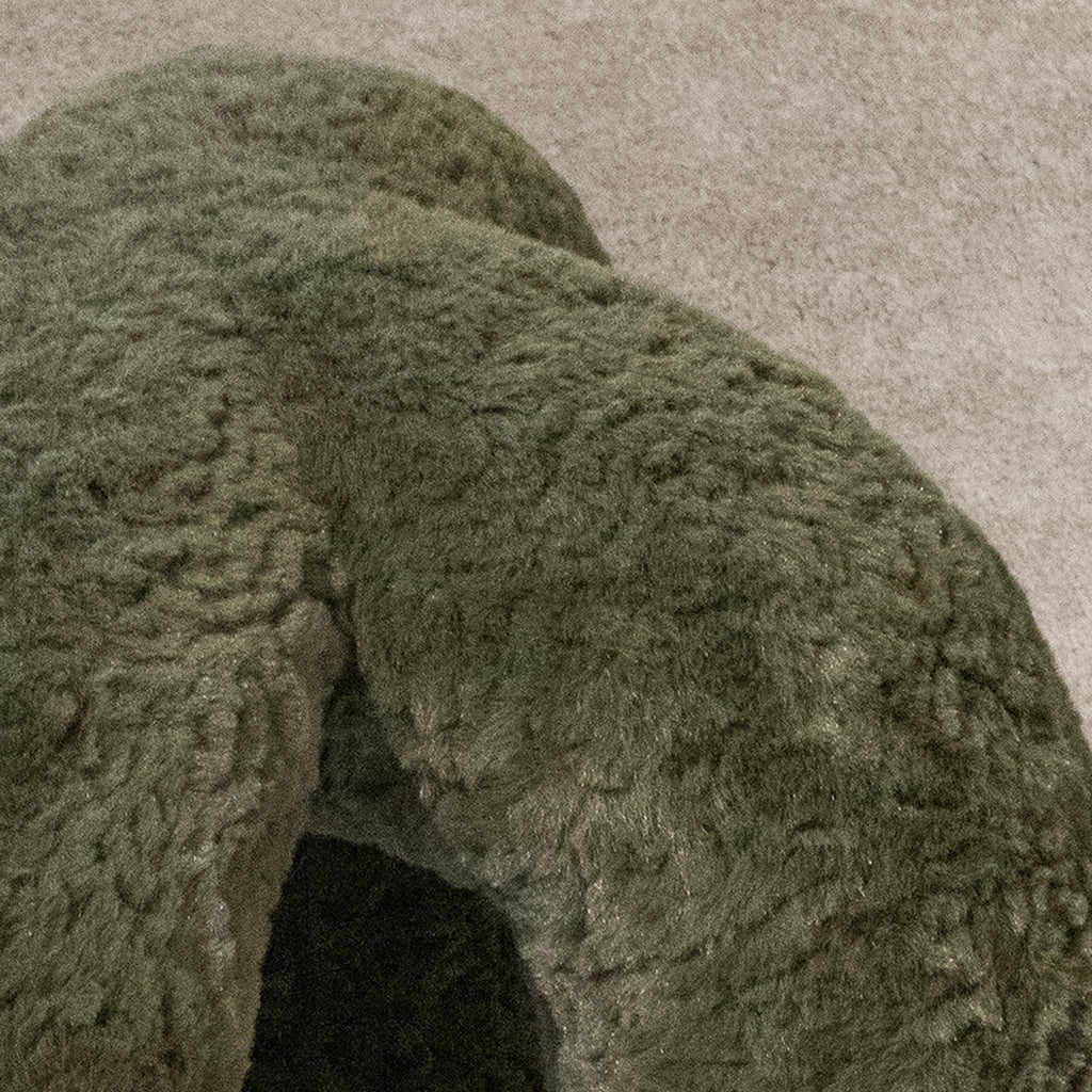 Tabouret élémentaire vert mousse