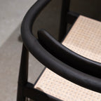 Chaise de salle à manger en rotin