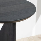 Table d'appoint Sculpted Noir