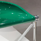 Tabouret pliant chromé élégant