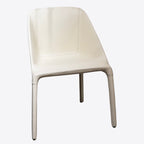 Chaise de salle à manger en cuir sans couture