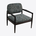Fauteuil lounge en tweed urbain