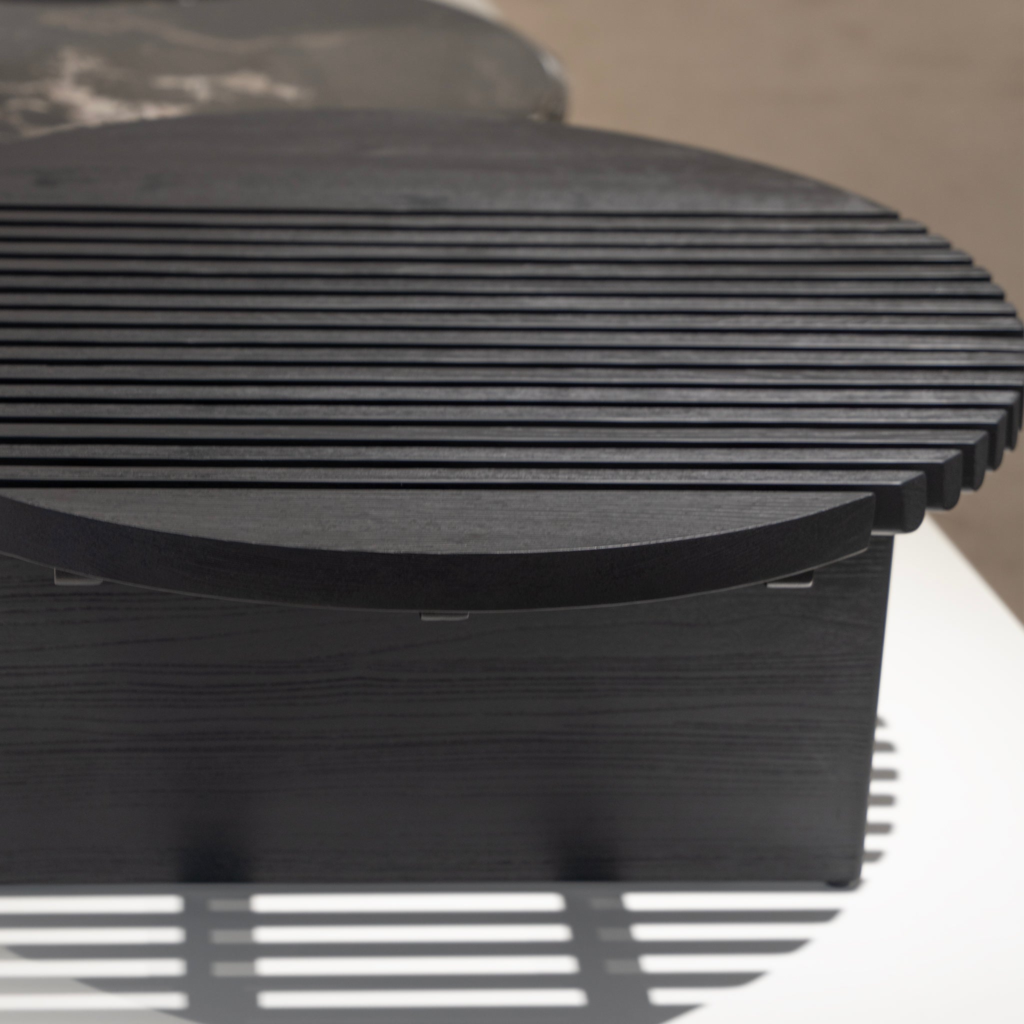 Table basse à lattes Rivulet