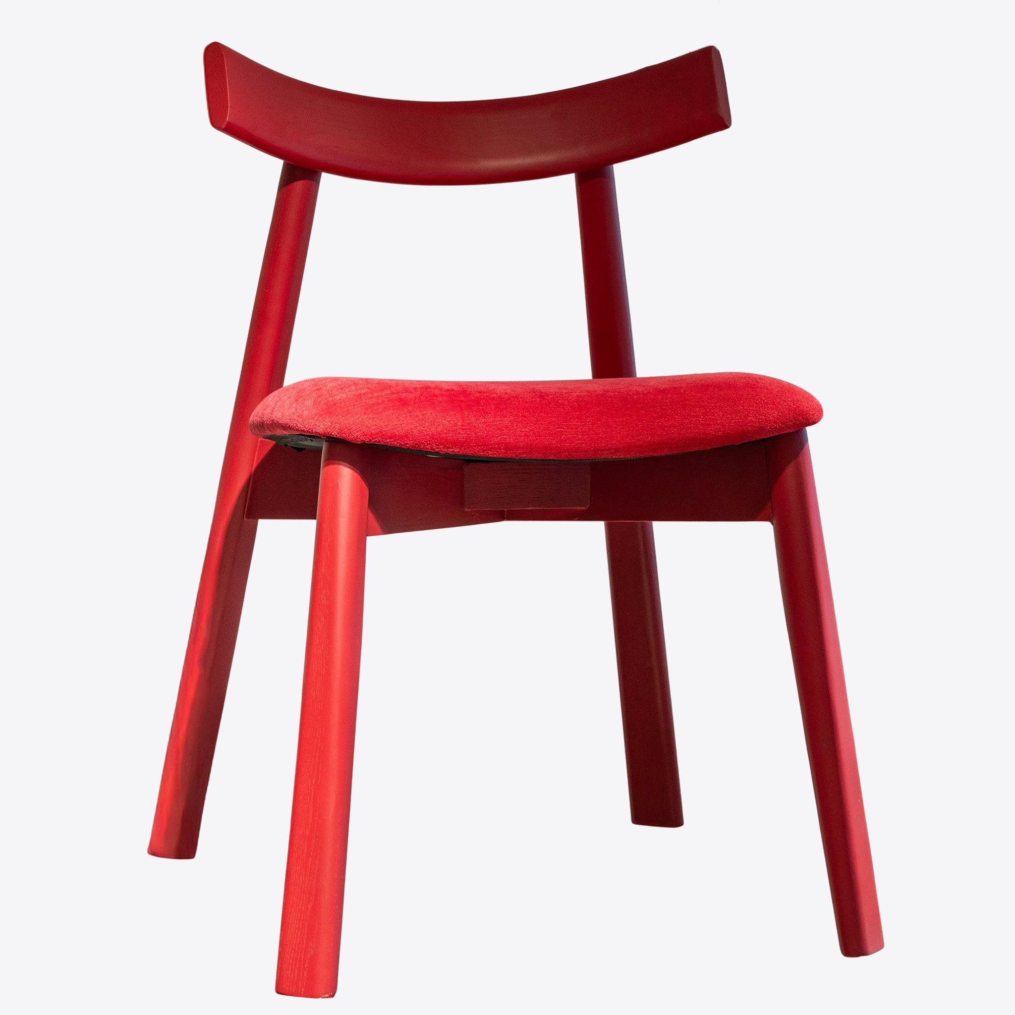 Fauteuil d'appoint rouge vif
