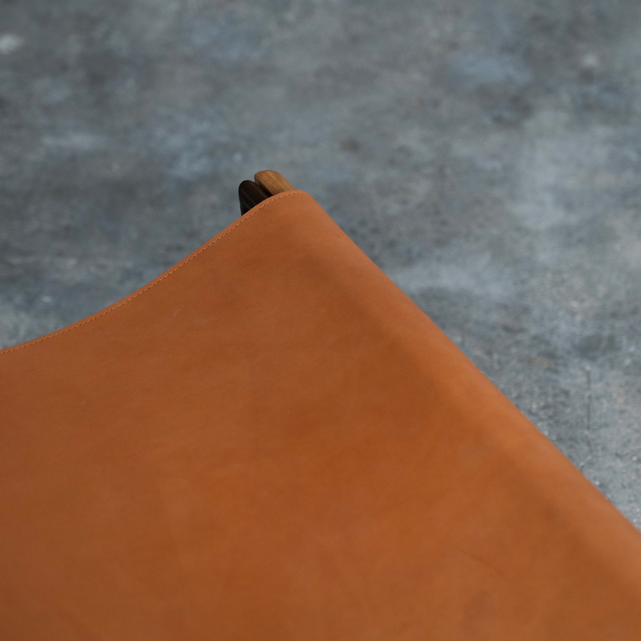 Chaise longue Sierra en cuir