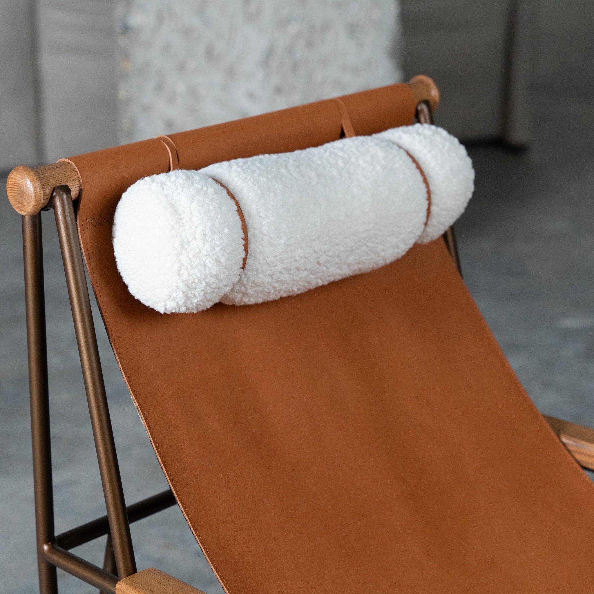 Chaise longue Sierra en cuir