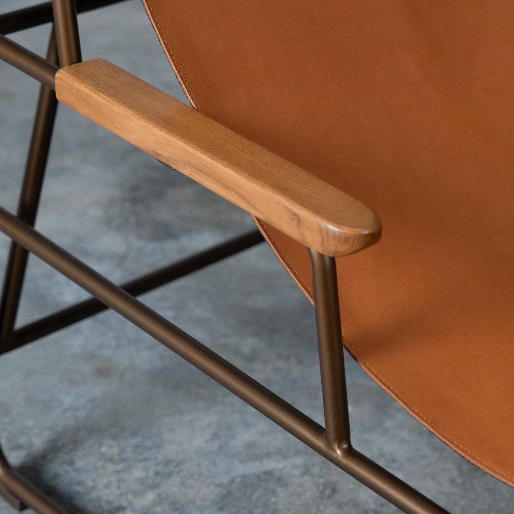 Chaise longue Sierra en cuir