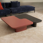 Table basse bicolore