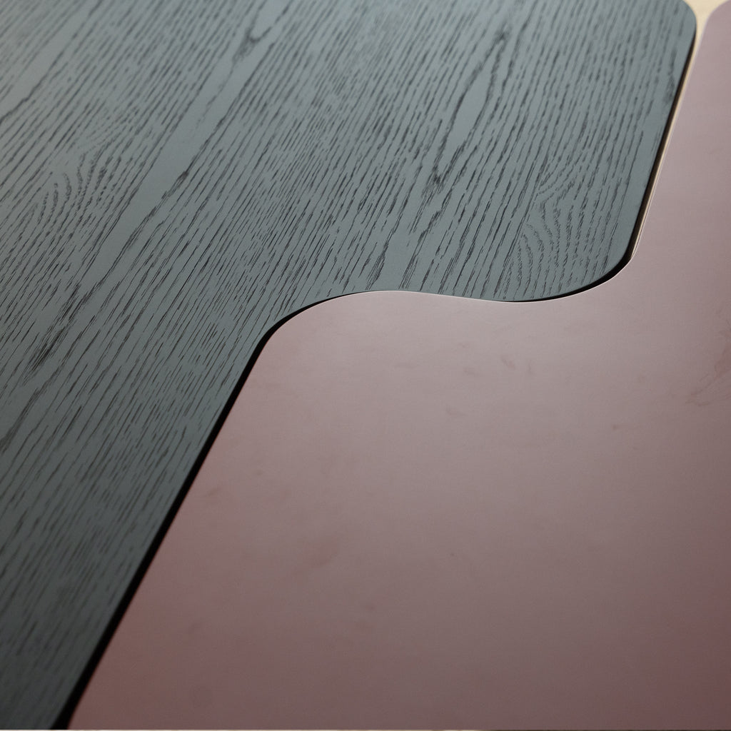 Table basse bicolore