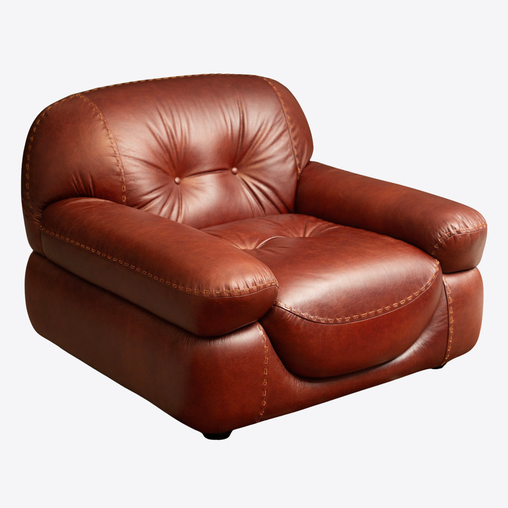 Fauteuil en cuir Avalon