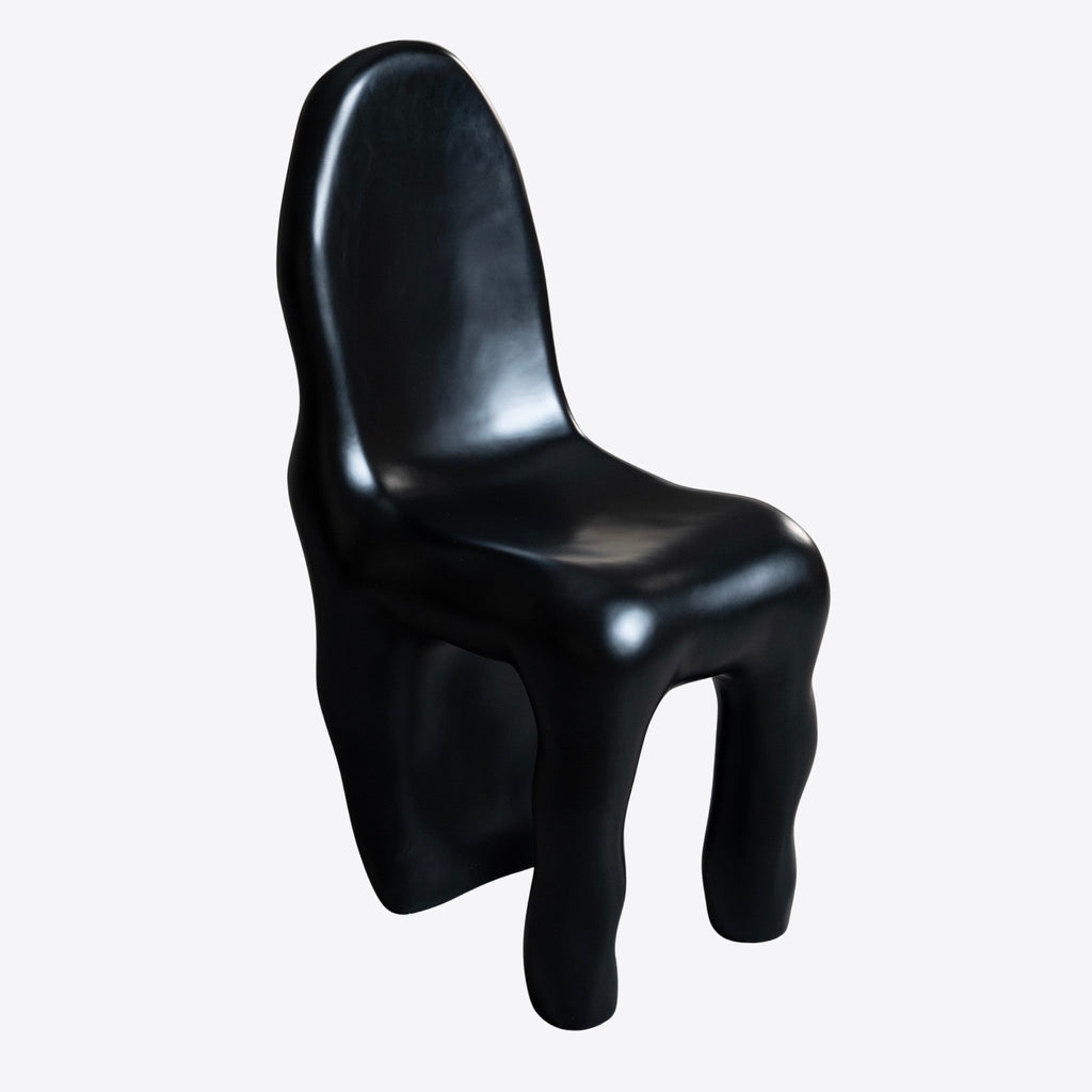 Fauteuil d'appoint sculptural