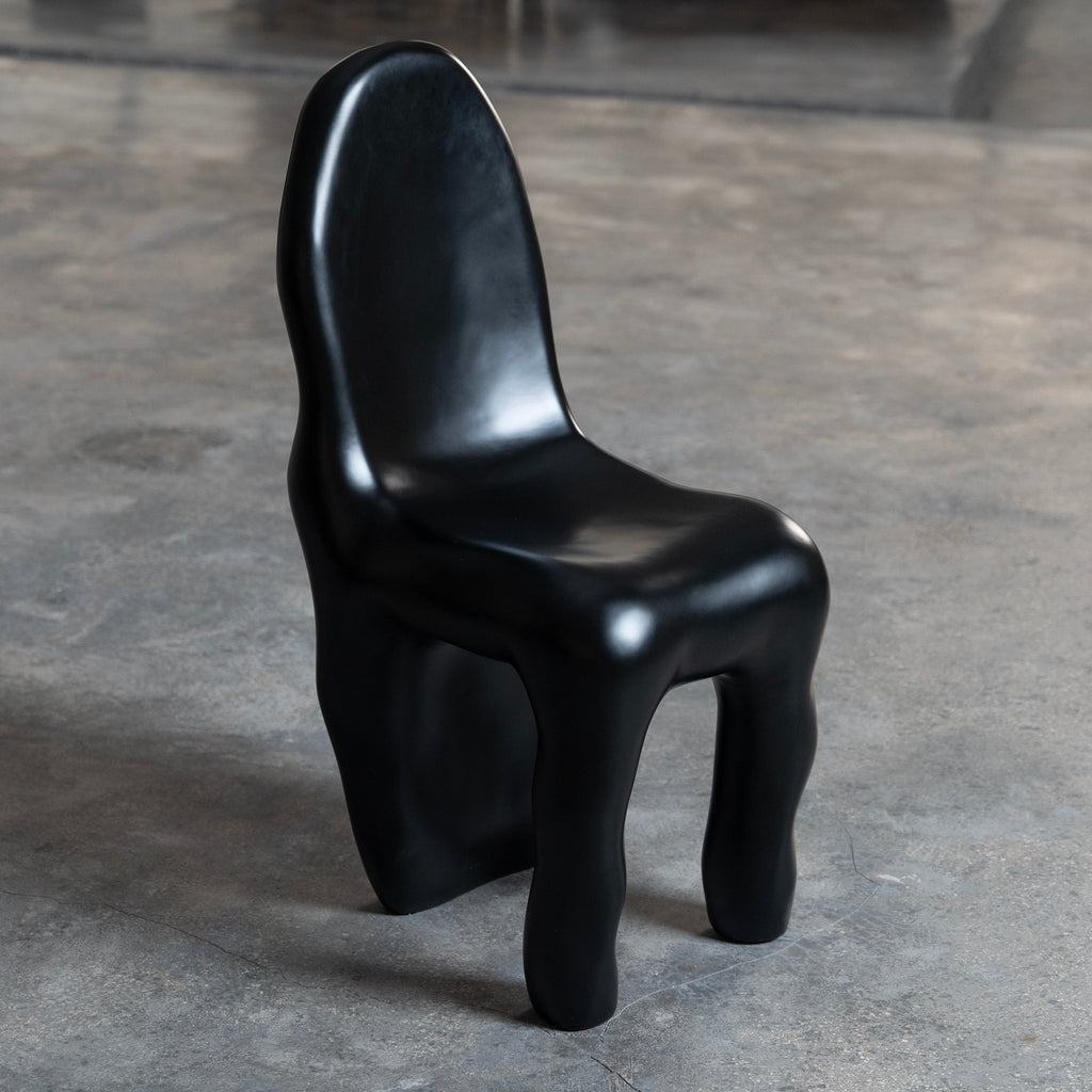 Fauteuil d'appoint sculptural