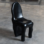 Fauteuil d'appoint sculptural