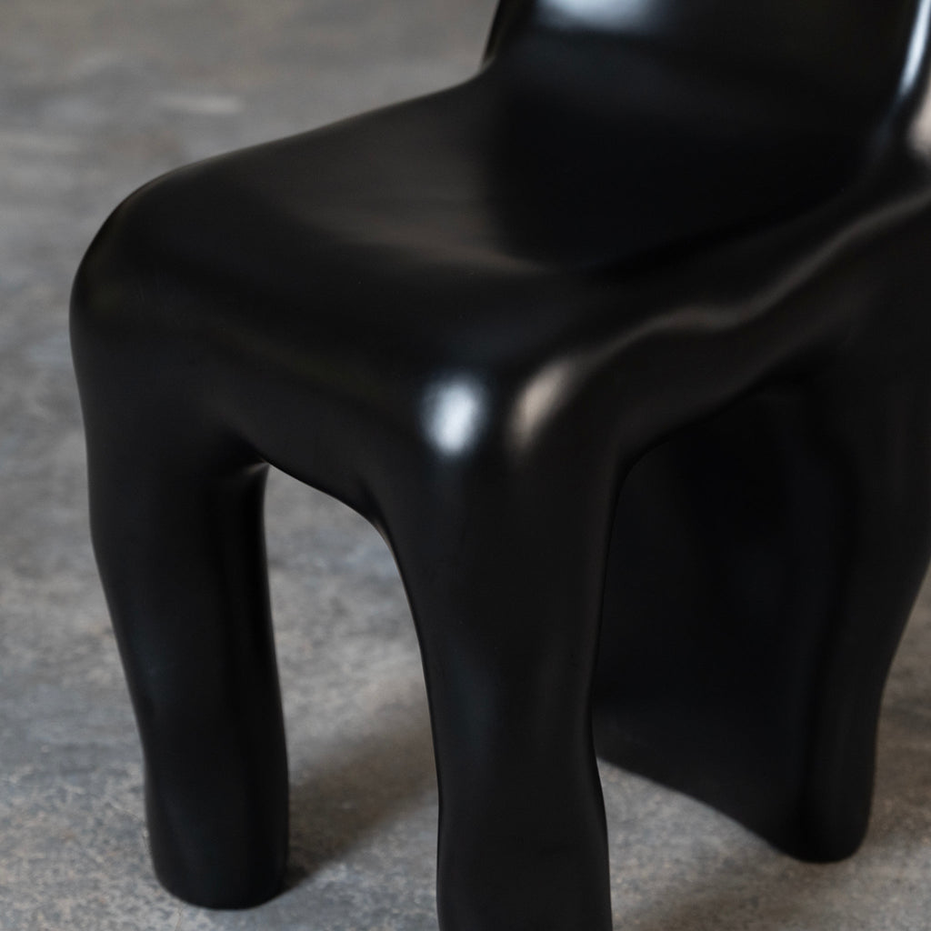 Fauteuil d'appoint sculptural