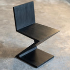 Fauteuil d'appoint géométrique noir