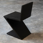 Fauteuil d'appoint géométrique noir