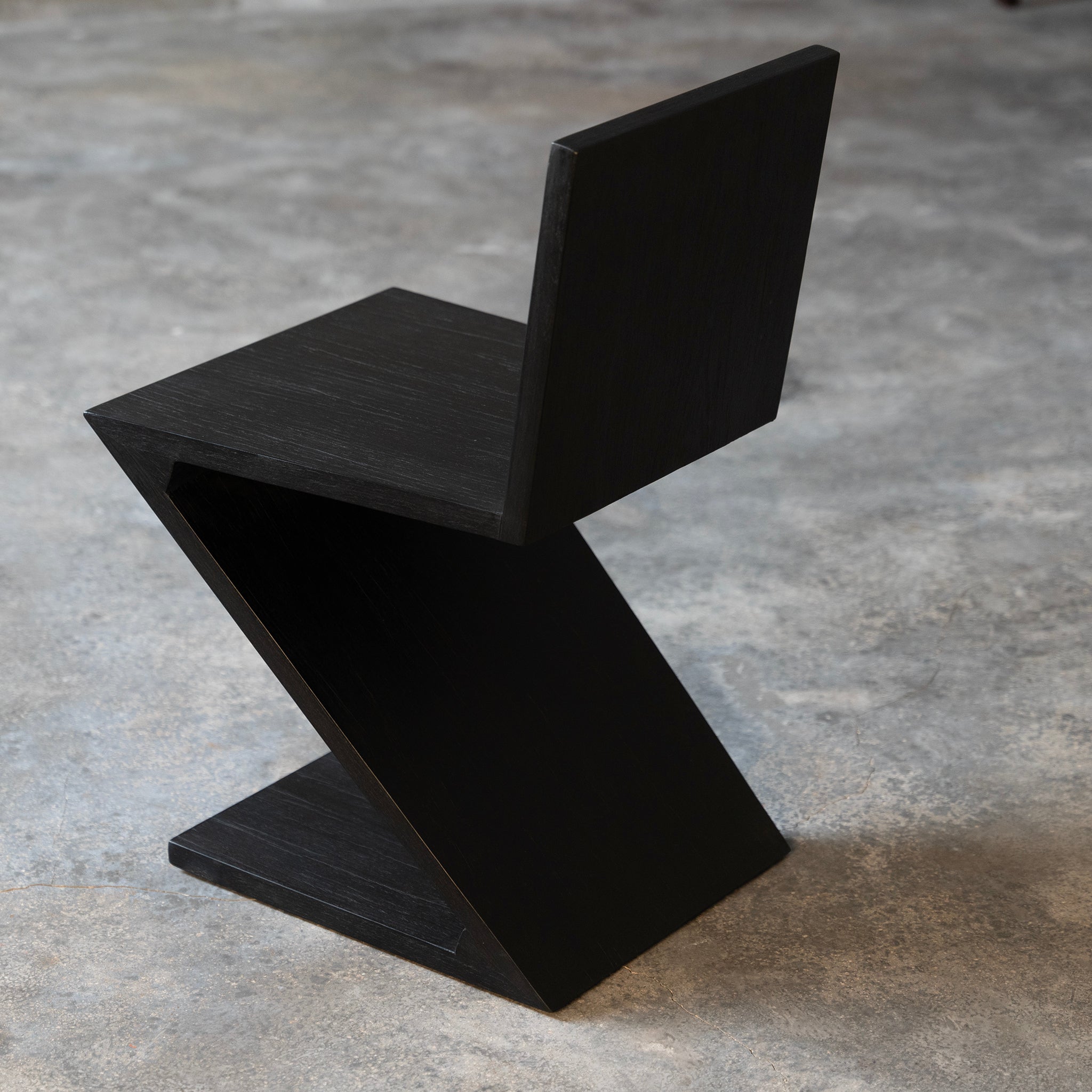 Fauteuil d'appoint géométrique noir