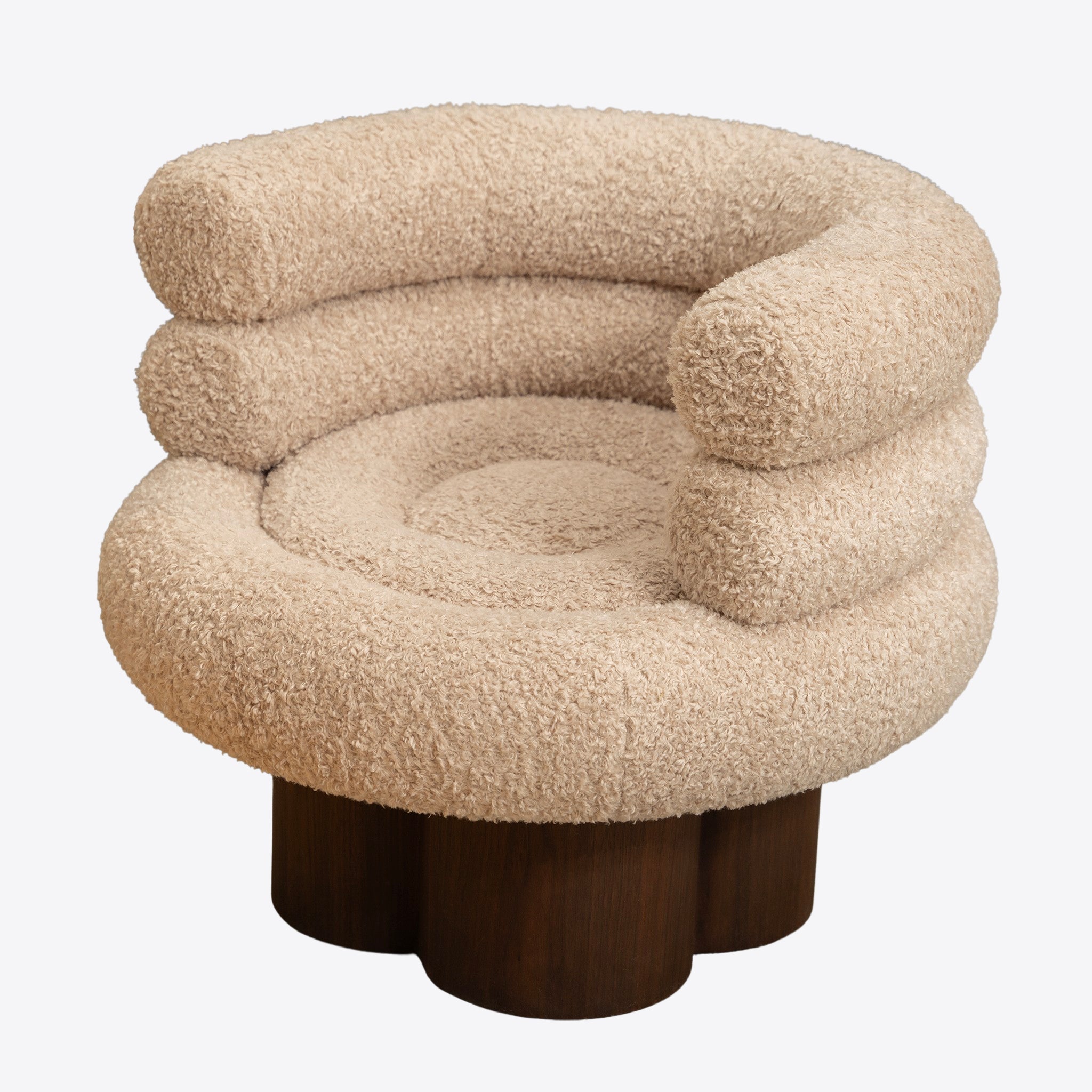 Chaise Cloud Bouclé