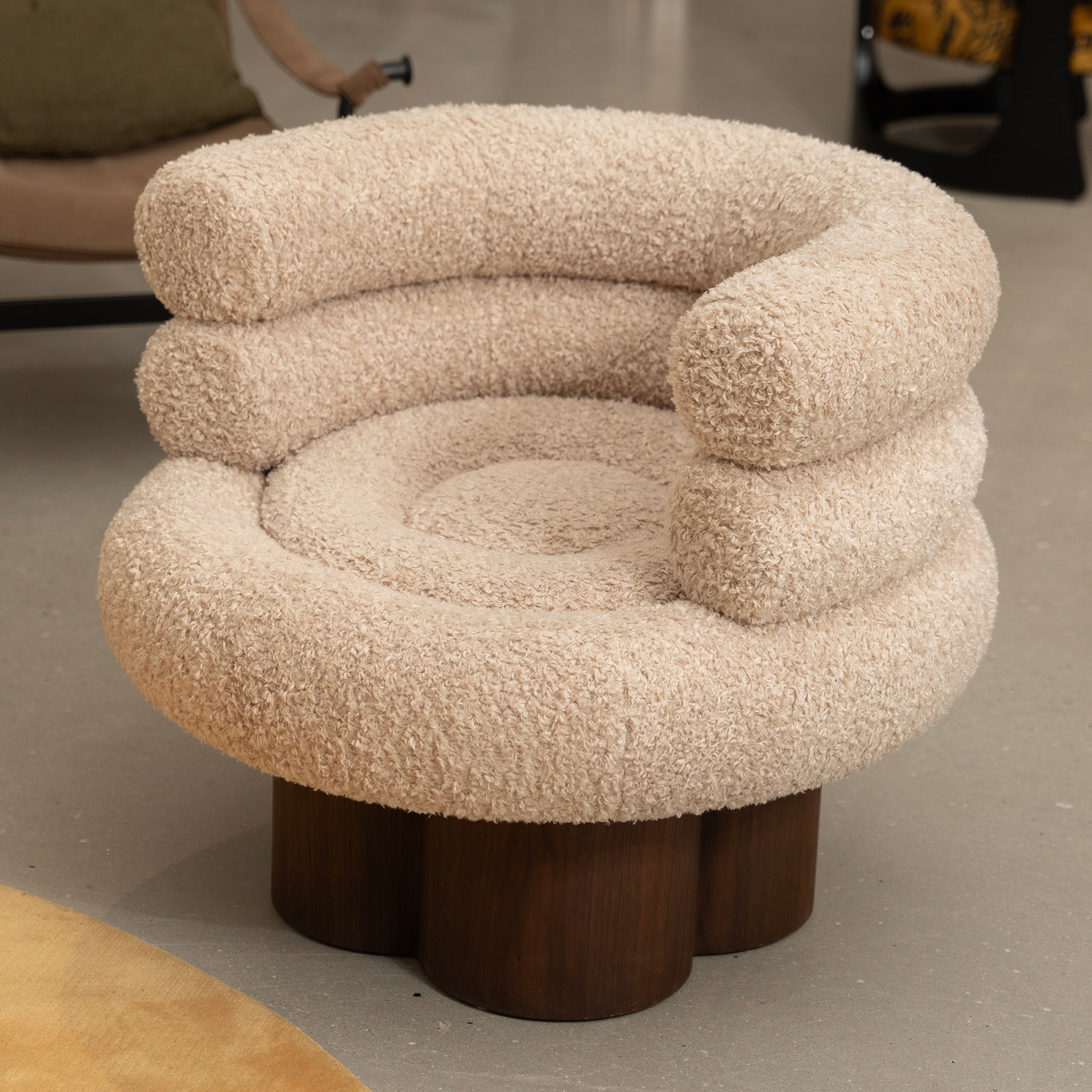Chaise Cloud Bouclé