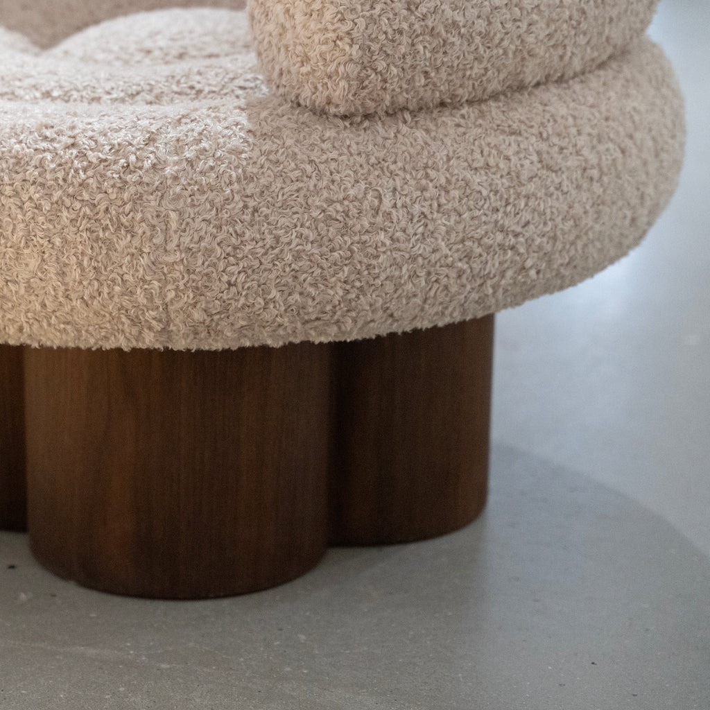 Chaise Cloud Bouclé