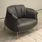Fauteuil en cuir Arlo