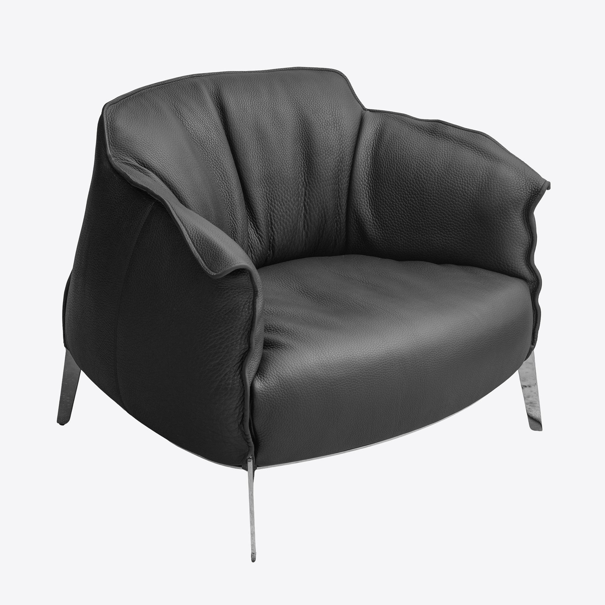 Fauteuil en cuir Arlo