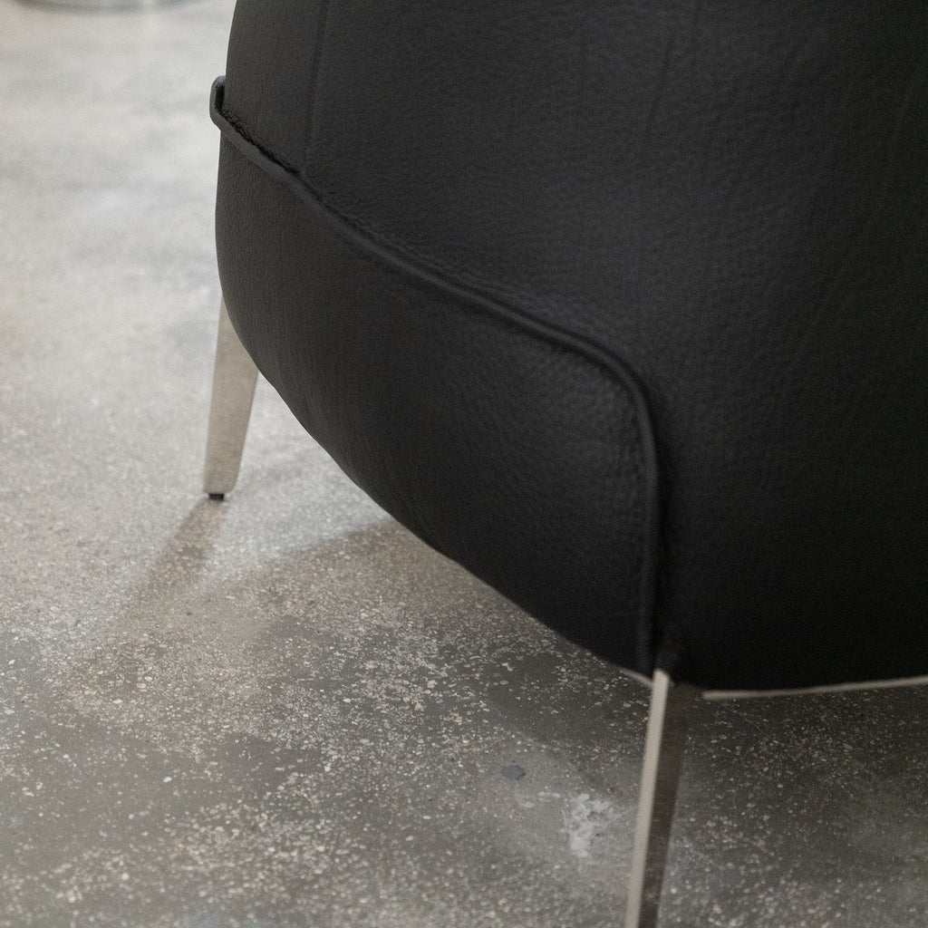 Fauteuil en cuir Arlo